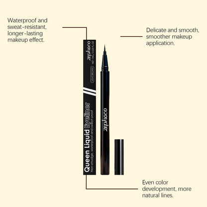Delineador líquido Queen: delineador de precisión antimanchas
