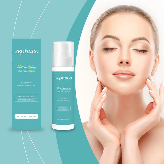 Spray fixateur hydratant Zephoco – Brume légère rafraîchissante et hydratante pour le maquillage