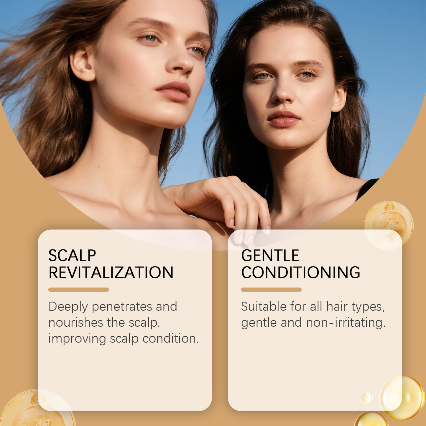 Sérum capilar con biotina Hoegoa: acabado nutritivo y suave (30 ml)