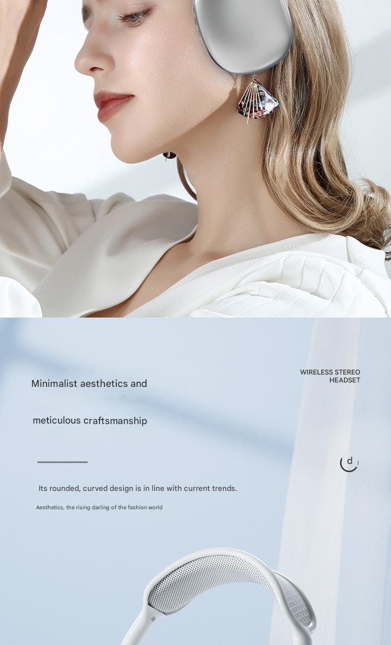 Auriculares inalámbricos Bluetooth supraaurales: graves profundos y sonido envolvente de 360° (compatibles con Apple P9)