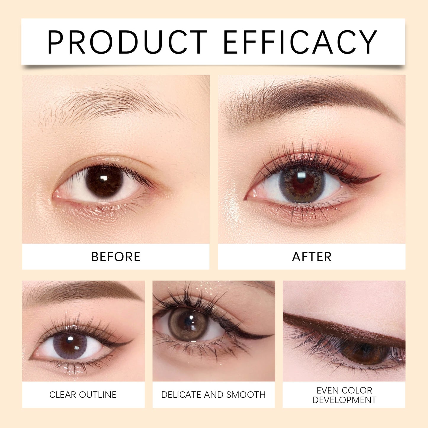 Zeyloco Waterproof Eyeliner Pencil – Smooth, Precise & Long-Lasting