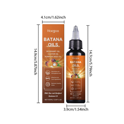 Aceites Hoegoa Batana – Aceite capilar nutritivo con aceites de romero, ricino y semillas de calabaza (100 ml)