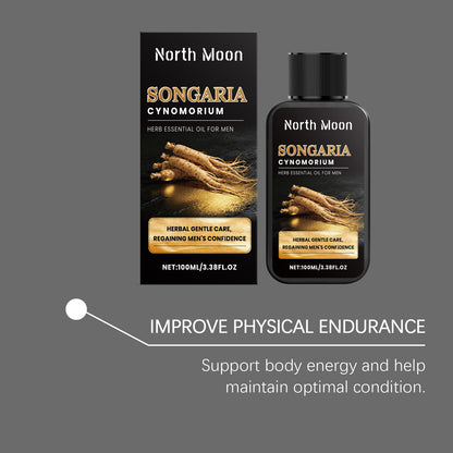 North Moon Herbal Massage Oil – Lightweight Hydrating Body Care Oil for Daily Use (100ml)