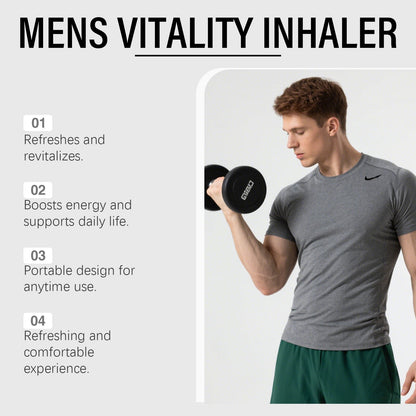 South Moon VitalFlow Men’s Aromatherapy Inhaler – Portable Refreshing Energy Support • Daily Wellness Care (2ml)