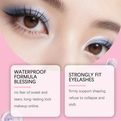 Stylo colle et fixateur double embout Nymixa pour faux cils – Colle longue tenue pour la pose de faux cils à faire soi-même