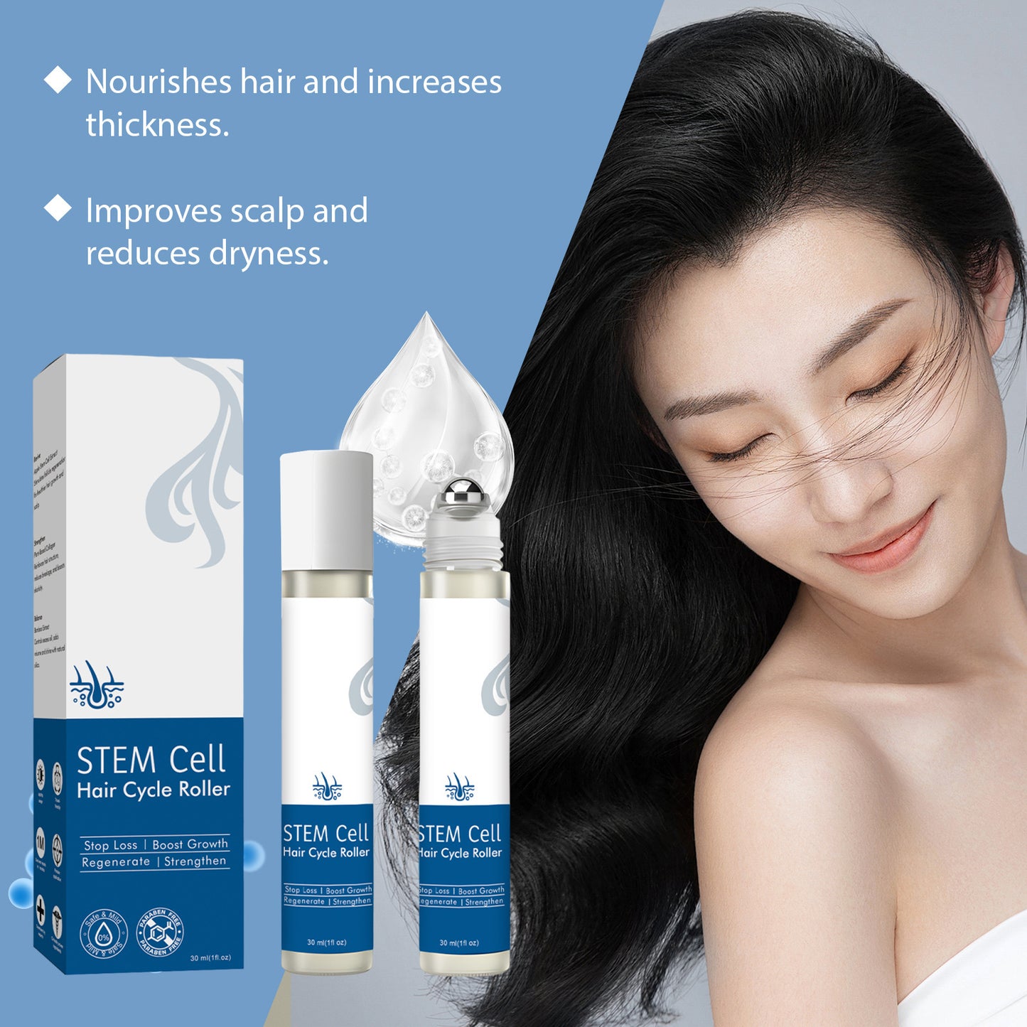 Suero para rulos capilares: fórmula diaria para el cuidado del cuero cabelludo y suavizado del cabello