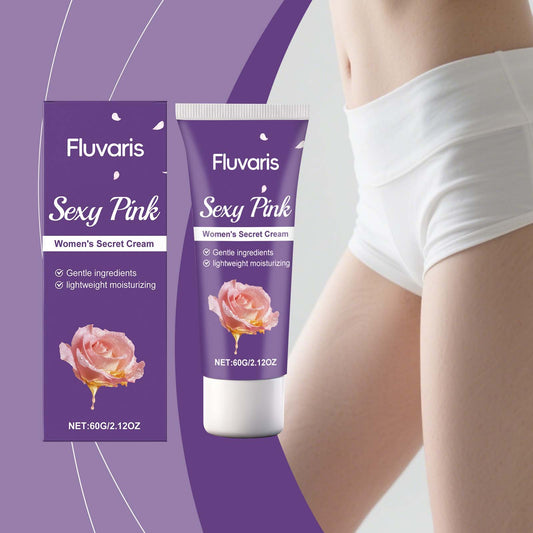Fluvaris Sexy Pink Women’s Intimate Care Cream – Gentle Moisturizing & Daily Comfort Support • Sensitive Skin Care (60g)