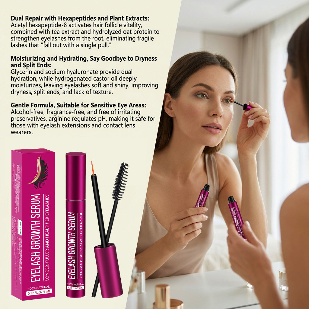 Zephoco Eyelash & Brow Conditioning Serum – Lightweight Care Essence