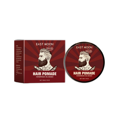 East Moon Hair Pomade – Strong Hold, Oil-Based Hair Wax 50g
