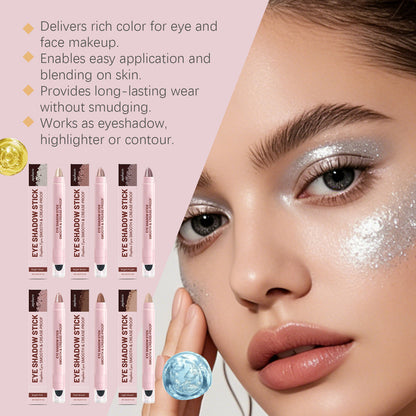 Sombra de ojos en barra multiusos Zephoco: fórmula de mezcla suave, duradera y que no se corre.