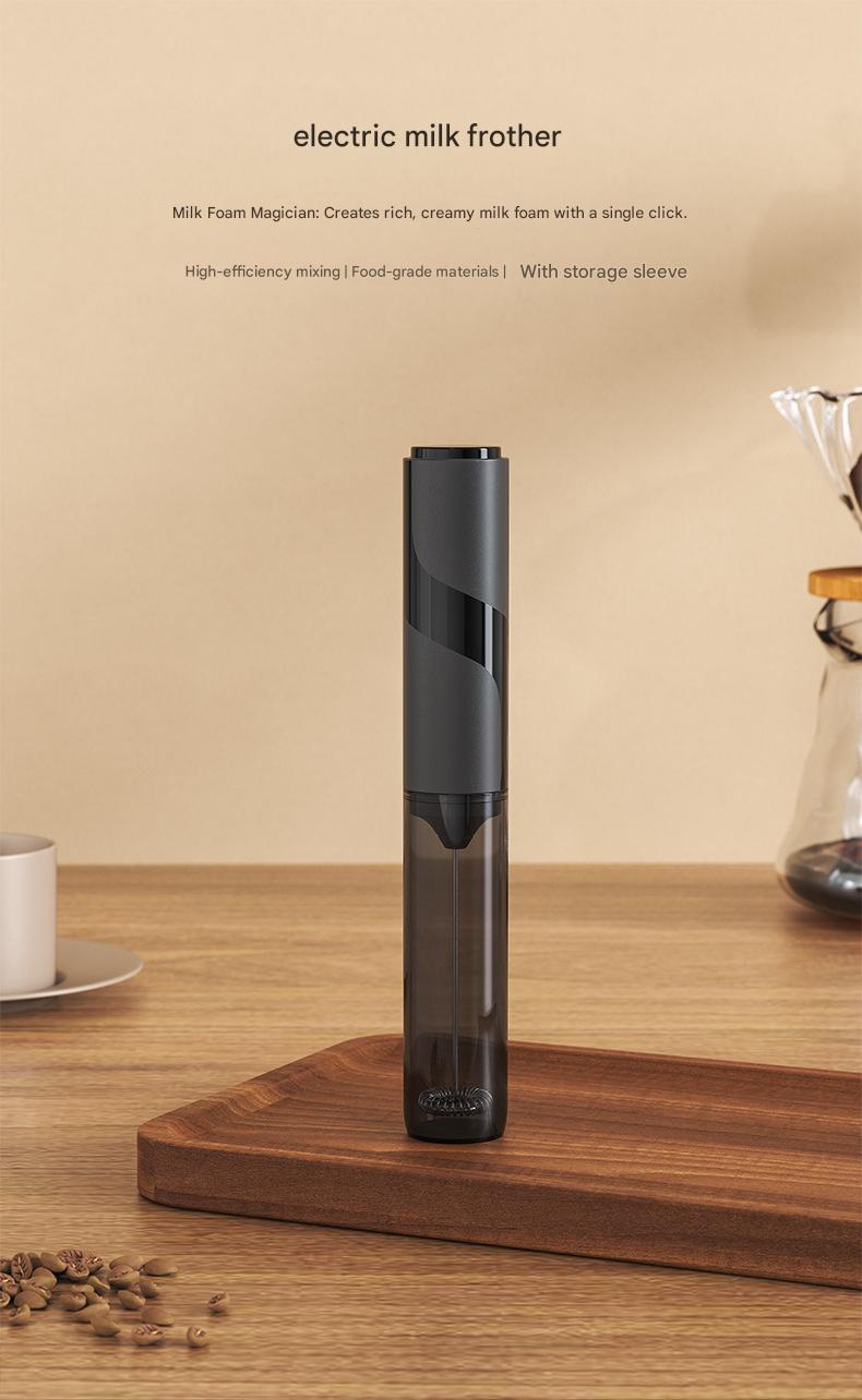 Portable Electric Milk Frother – Handheld Coffee Foamer & Egg Beater for Home Use