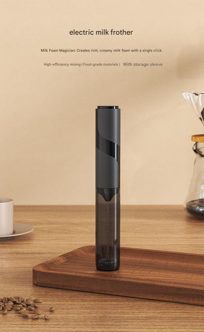 Portable Electric Milk Frother – Handheld Coffee Foamer & Egg Beater for Home Use