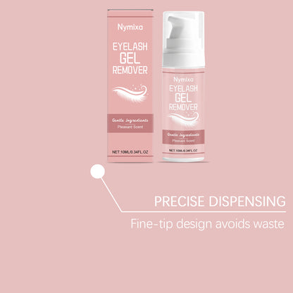 Gel removedor de pestañas Nymixa: disolvente suave y de acción rápida para el pegamento de pestañas (10 ml)