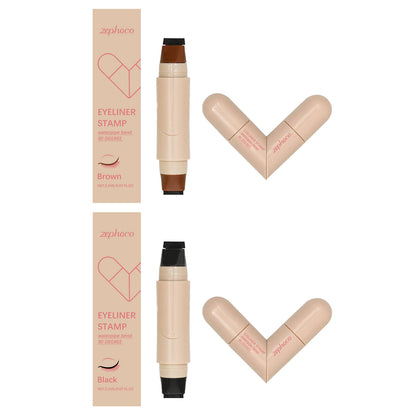 Sello delineador de ojos Zephoco – Dúo de sello y delineador de ojos alados de 90°