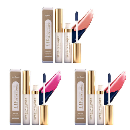 Zephoco Lip Stain Masque – Matte Long-Wearing Lip Color with Precision Applicator