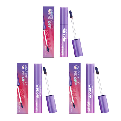 Zephoco Wipe Off Lip Gloss – Long-Lasting Color with a Lightweight Finish