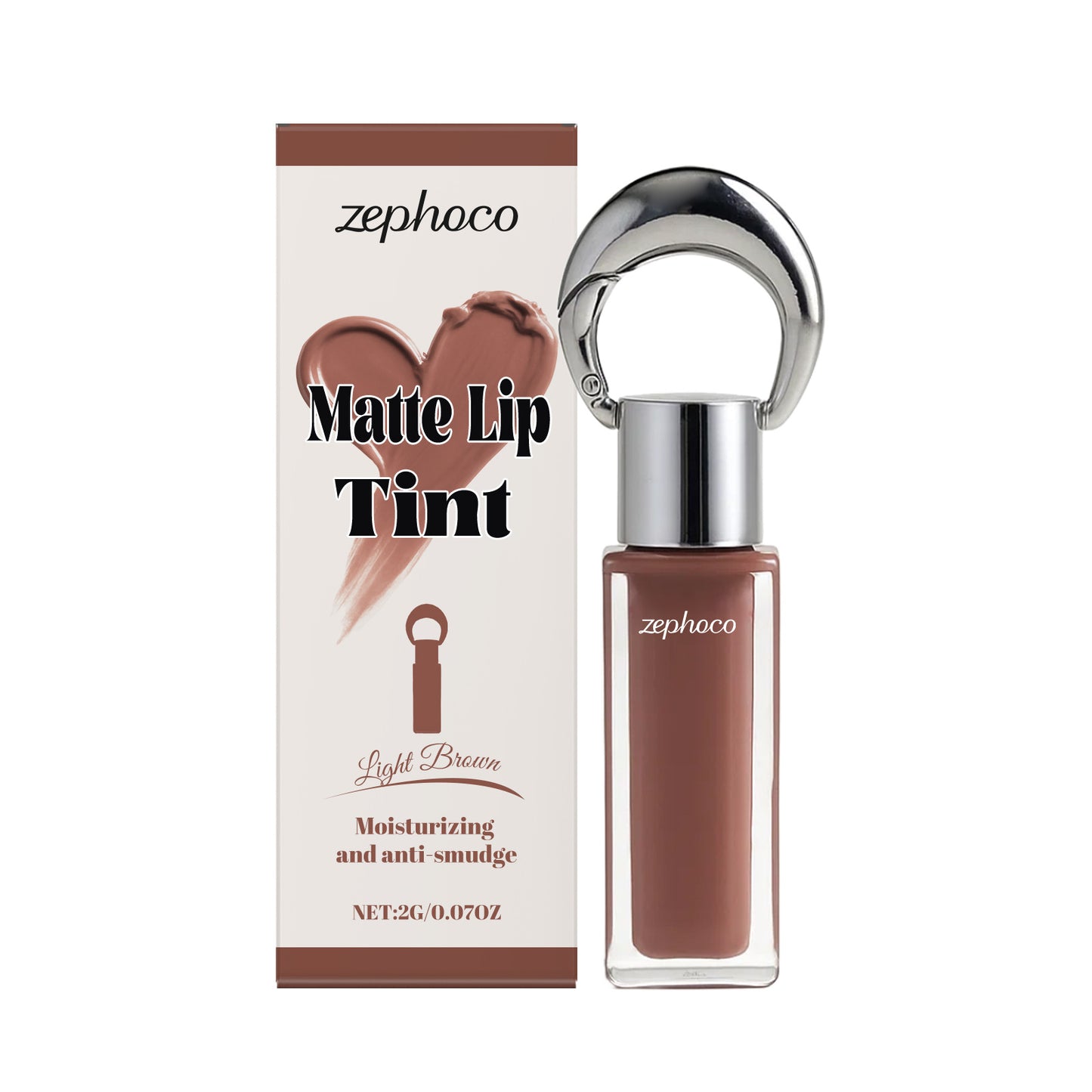 Zephoco Matte Lip Tint – Lightweight Long-Lasting Color (Multi Shades)