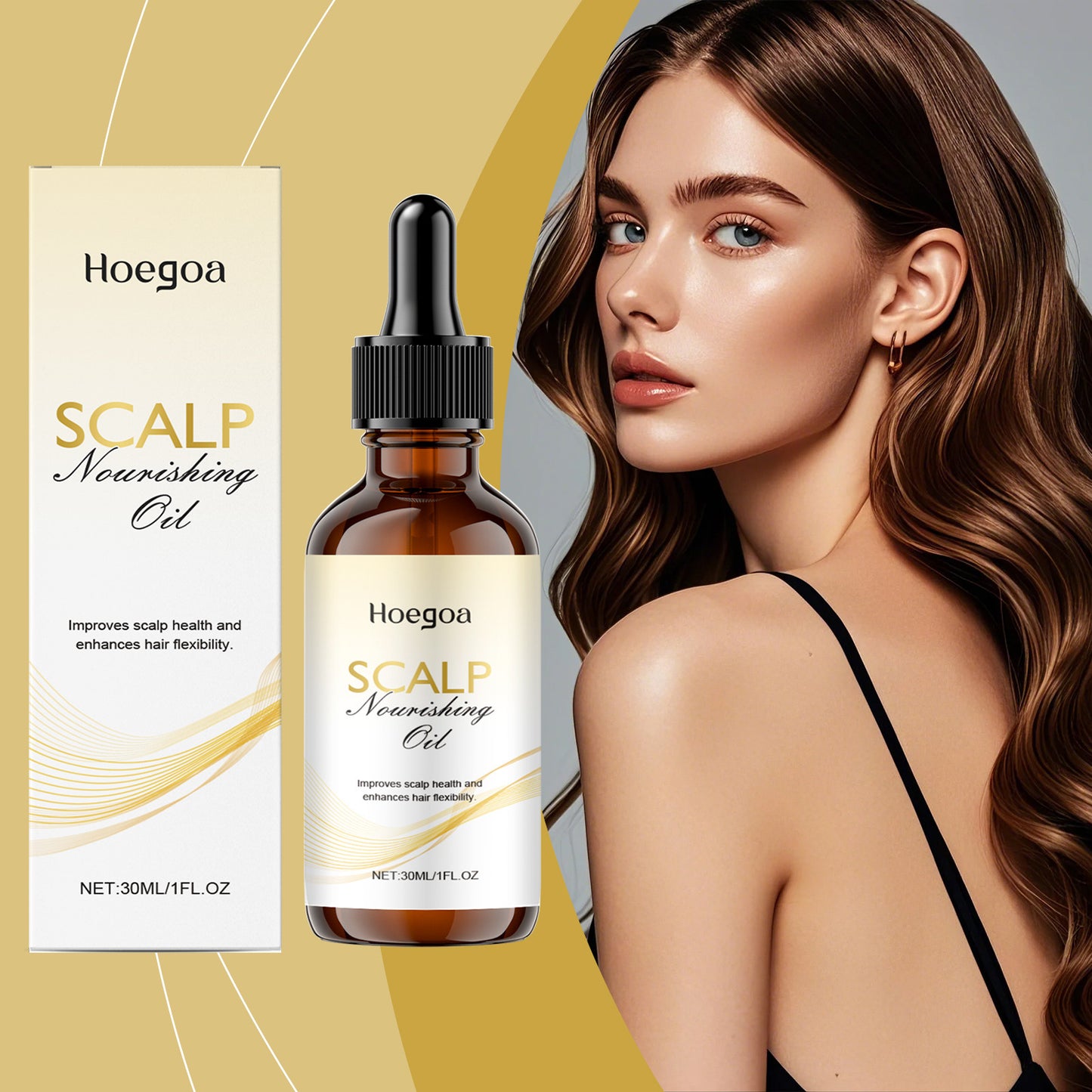 Hoegoa Scalp Nourishing Oil – Lightweight Scalp & Hair Care 30ml