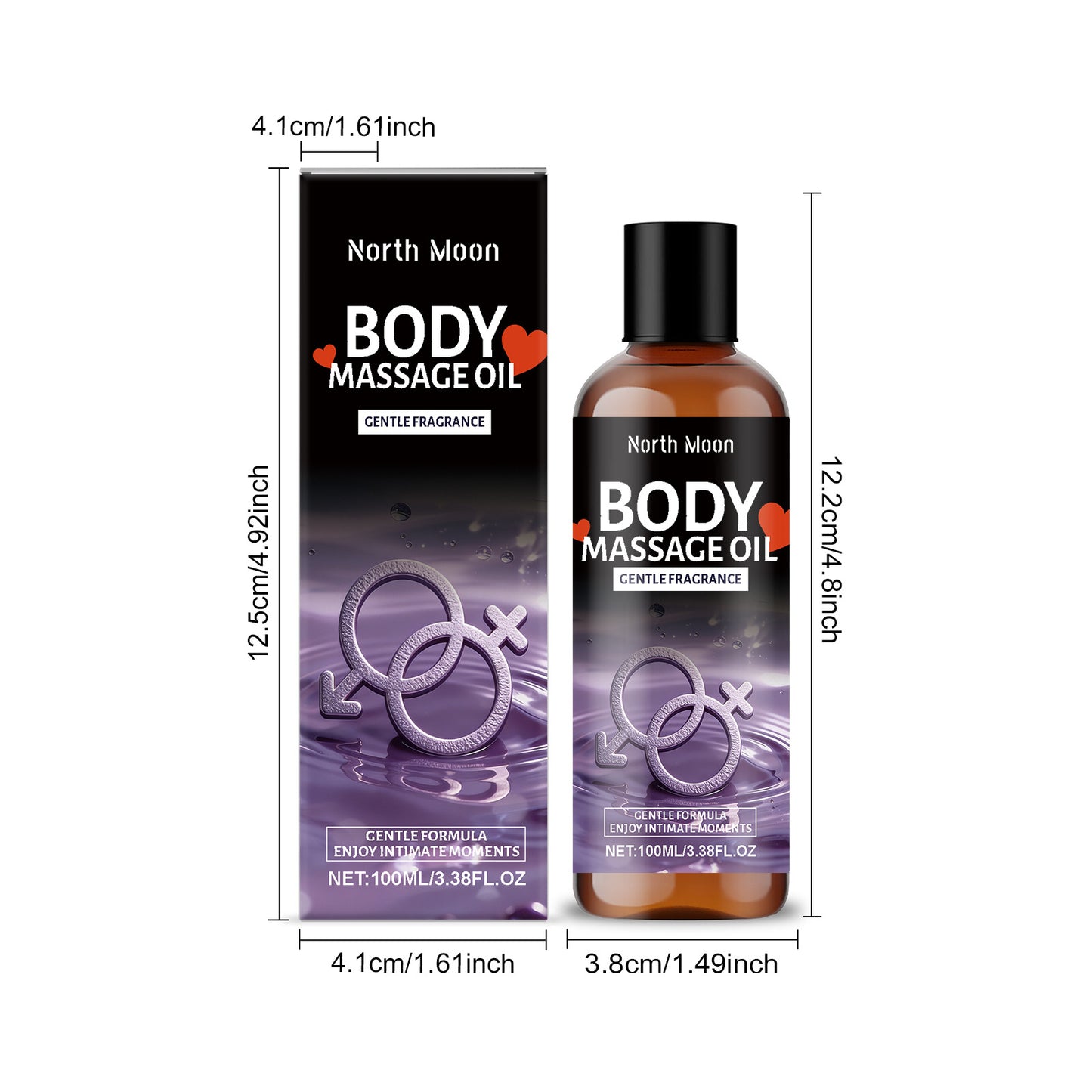 Fluvaris Body Massage Oil – Gentle Fragrance • Lightweight Hydrating • Daily Body Care (100ml)