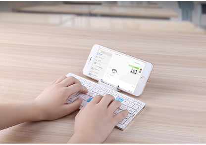 BOW Foldable Bluetooth Keyboard – Portable Keyboard for Tablets & Smartphones