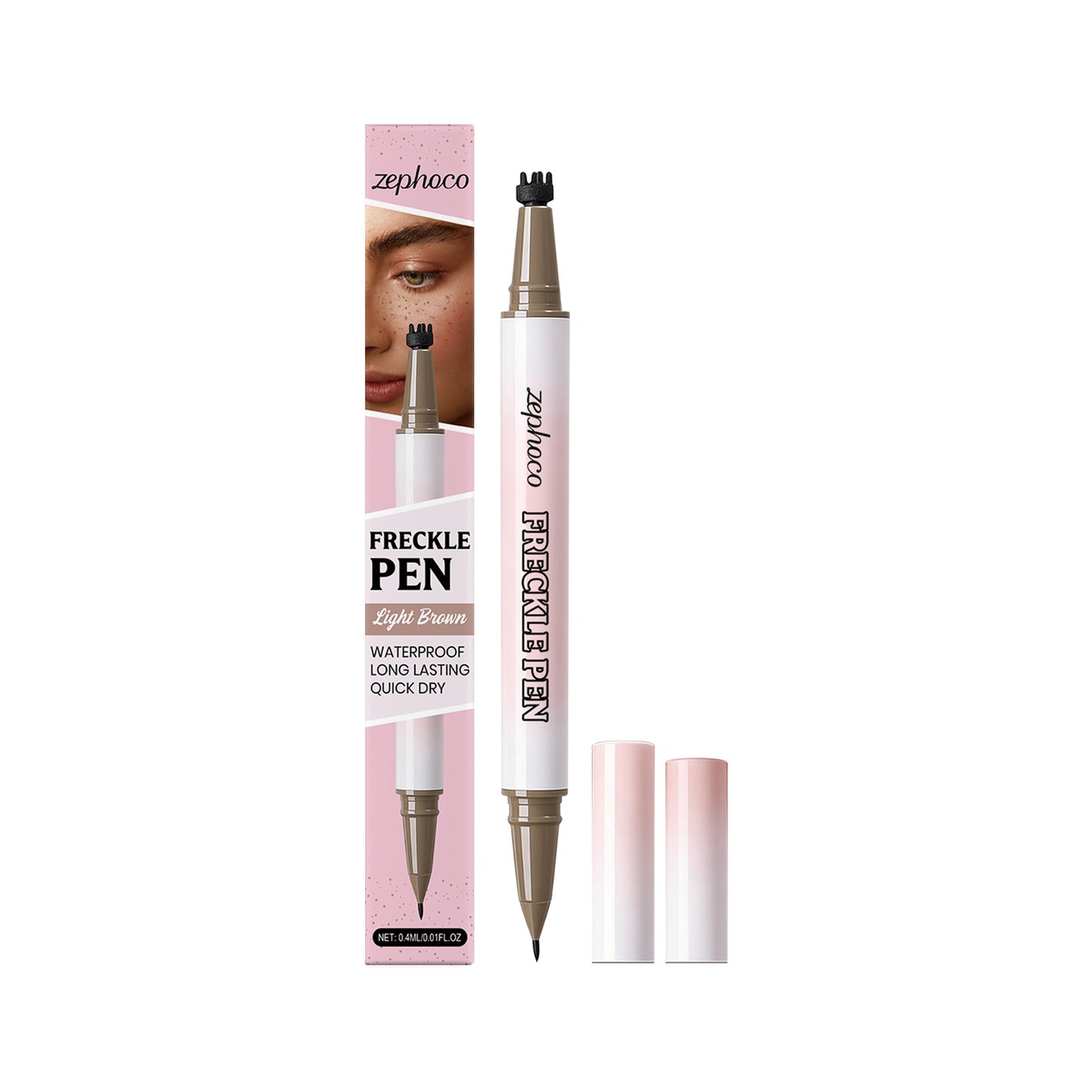 Zephoco Freckle Makeup Pen – Natural-Looking Waterproof Long-Lasting Freckle Effect for Face