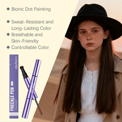 Stylo à faux poils Zephoco à double embout – Faux poils effet naturel et formule à séchage rapide