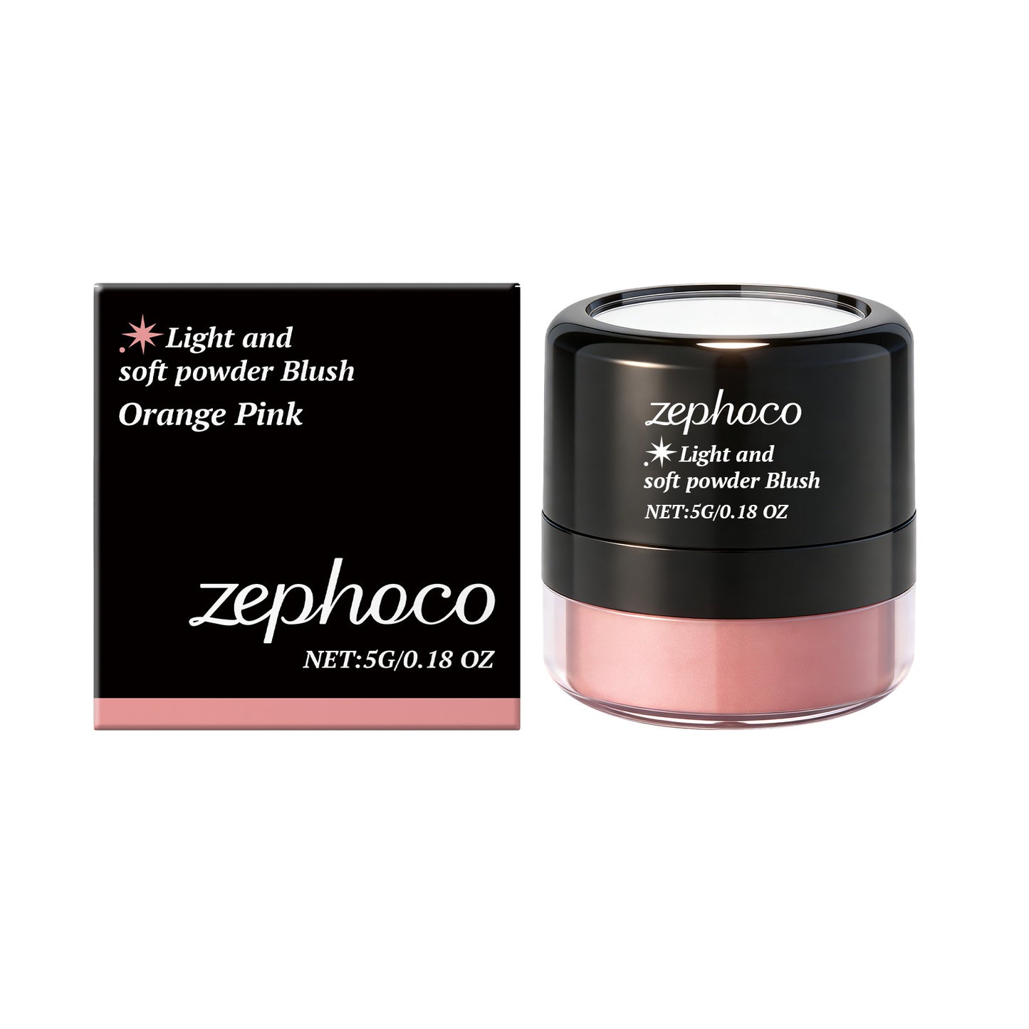 Zephoco Light & Soft Powder Blush (Multiple Shades)