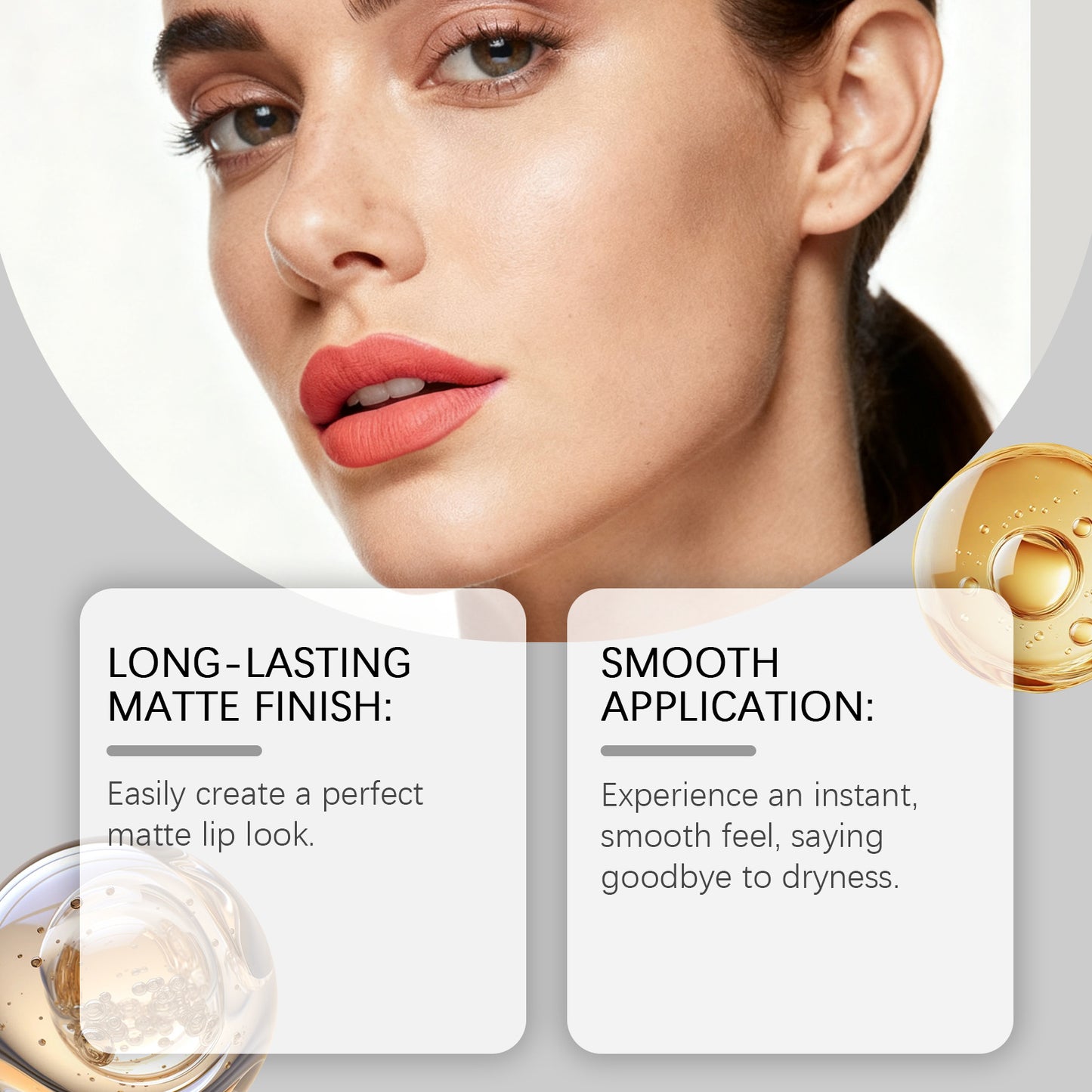 Eternal Matte Lip Gloss – Long-Lasting Soft Matte Liquid Lip Color