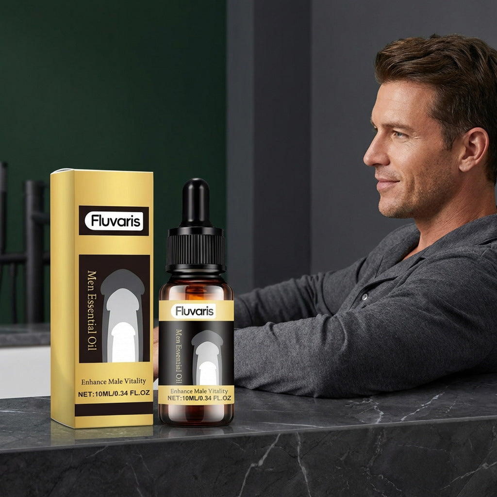 Fluvaris Men’s Essence Oil | Lightweight Hydrating Intimate Skin Care | 10ml