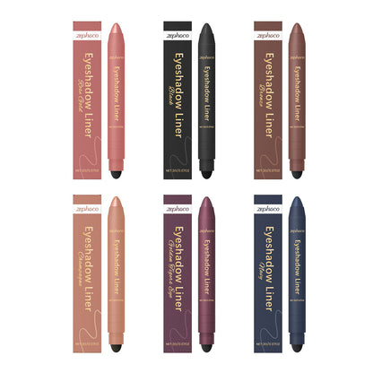 Delineador de ojos Zeyhoco de doble punta: suave, duradero y resistente a las manchas
