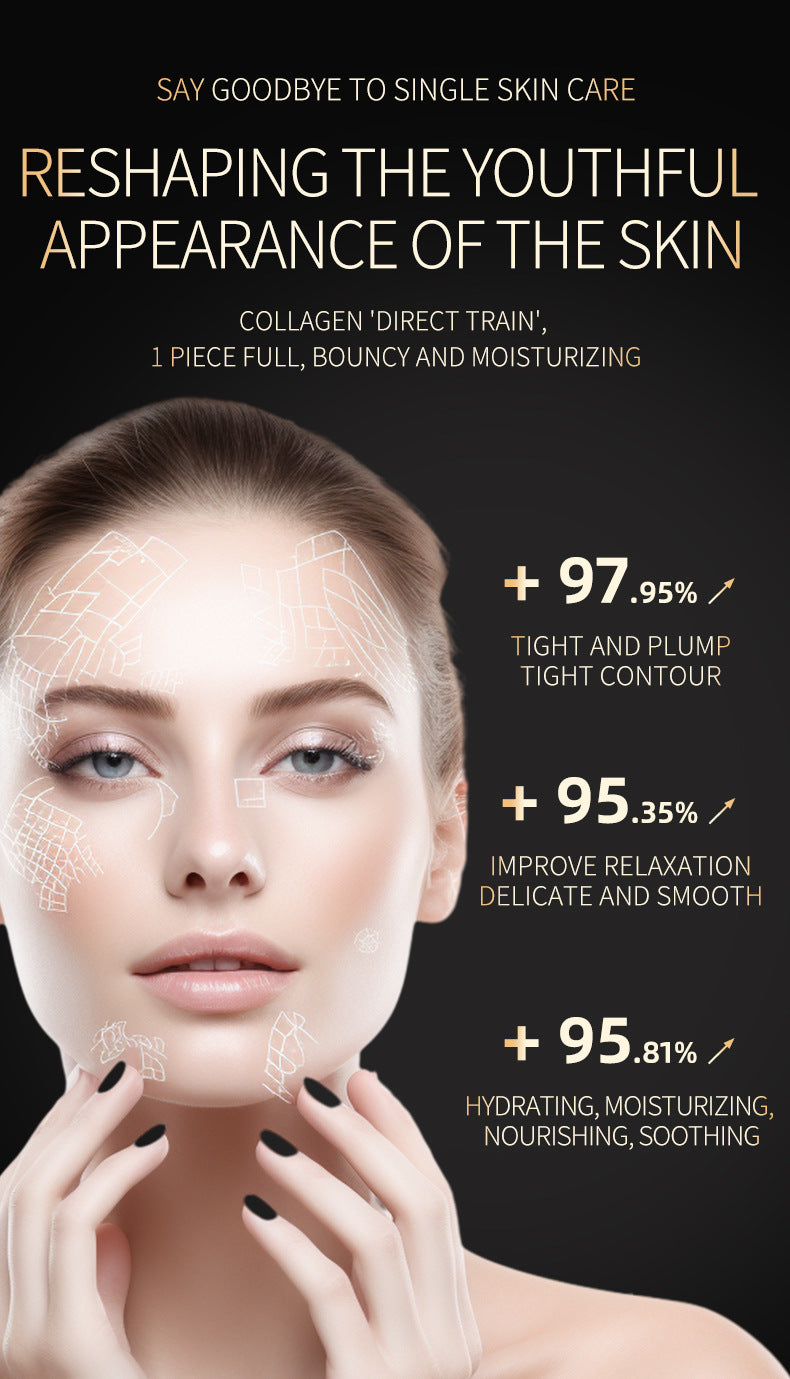 Smart Microcurrent Collagen Face Mask – Hydration & Firming Skincare Device