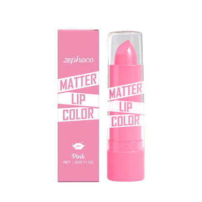 Zephoco Matter Lip Color – Smooth Matte Finish for Defined, Comfortable Lips
