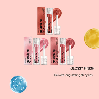 Zephoco Nourishing Lip Gloss – Glazed Shine for Smooth, Defined Lips