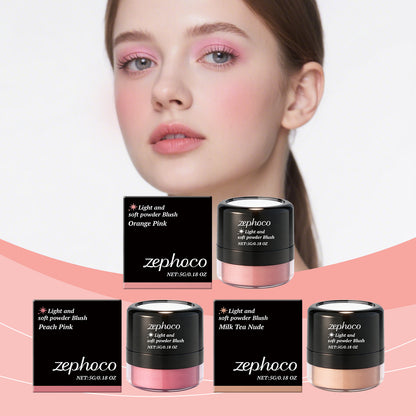 Zephoco Light & Soft Powder Blush (Multiple Shades)
