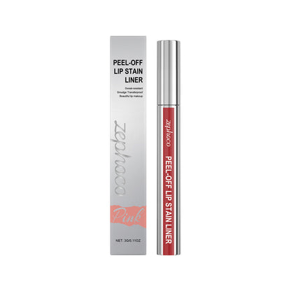 Zephoco Peel-Off Lip Stain Liner – Smooth Color Finish (Multi Shades)