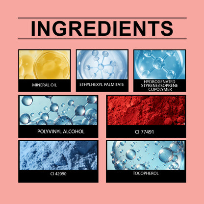 Set de tinte y brillo labial Zephoco Peel-Off: color de larga duración en varios tonos