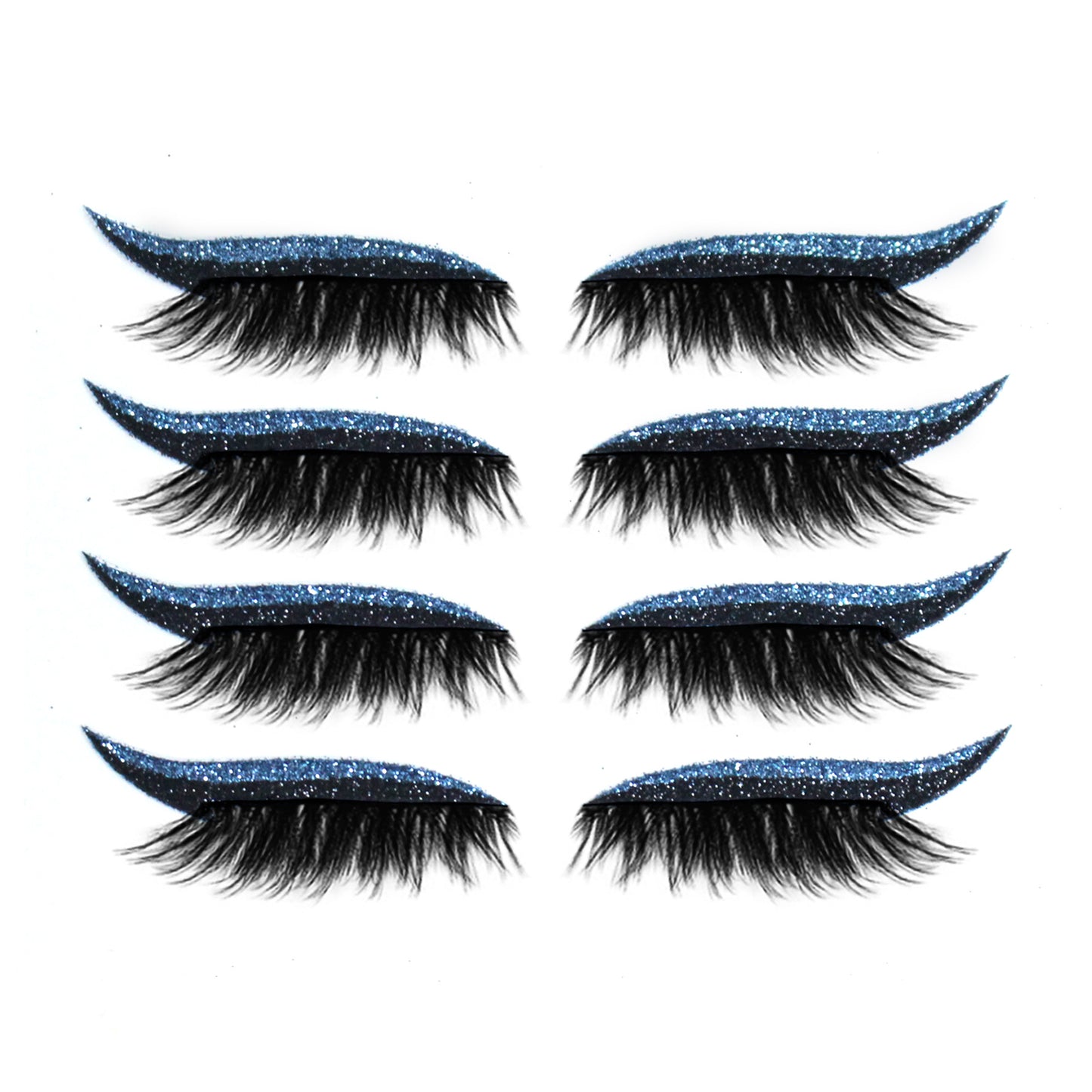 7-Color Multi-Style False Eyelashes Set – Soft, Lightweight & Easy for Beginners