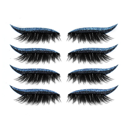 7-Color Multi-Style False Eyelashes Set – Soft, Lightweight & Easy for Beginners