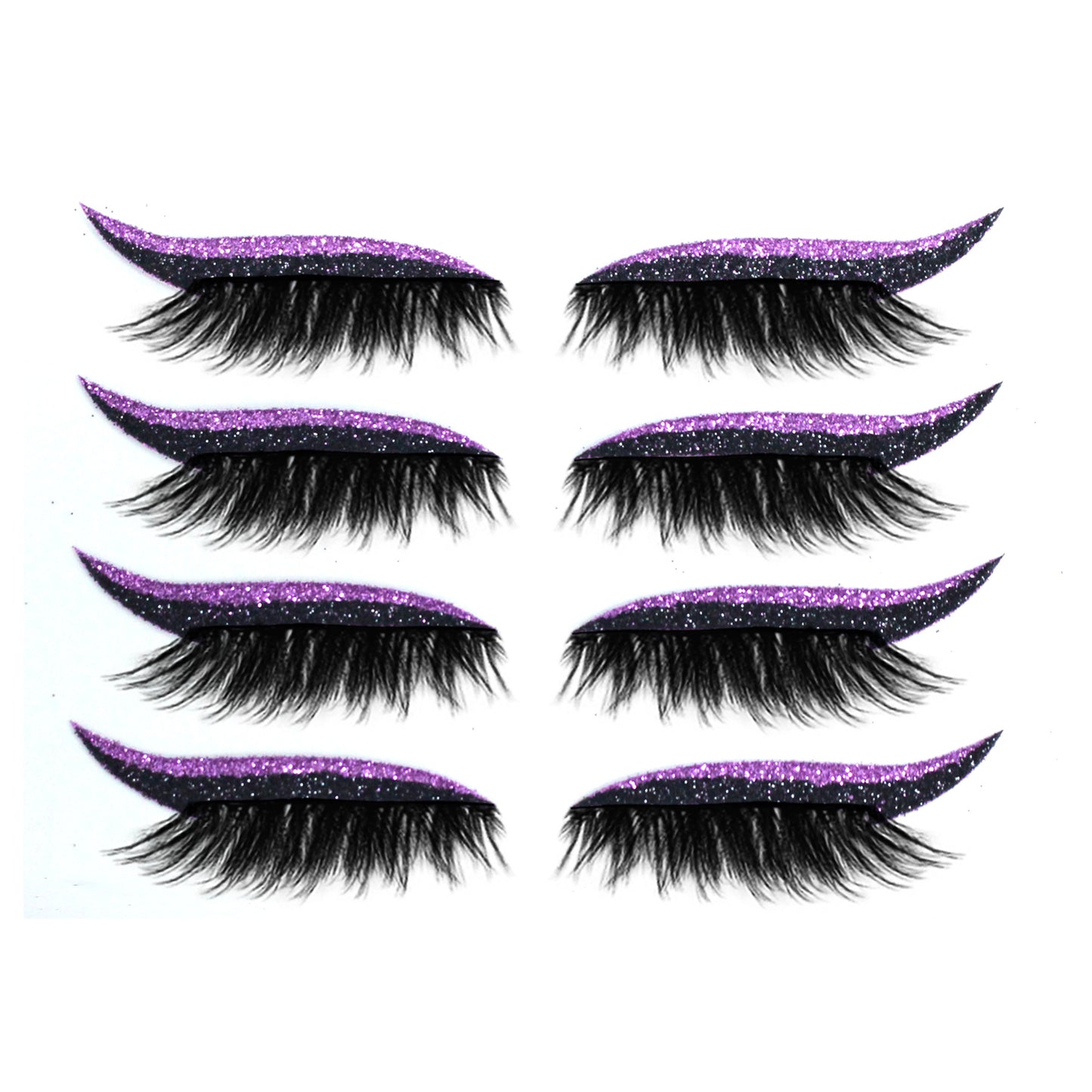 7-Color Multi-Style False Eyelashes Set – Soft, Lightweight & Easy for Beginners