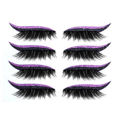 7-Color Multi-Style False Eyelashes Set – Soft, Lightweight & Easy for Beginners