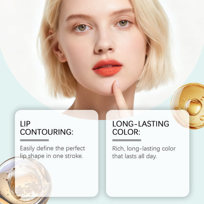 Crayon à lèvres Zephoco – Couleur longue tenue et fini hydratant