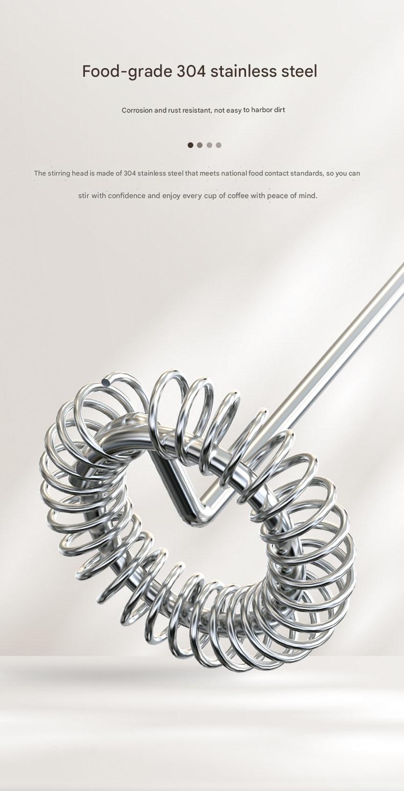 Portable Electric Milk Frother – Handheld Coffee Foamer & Egg Beater for Home Use