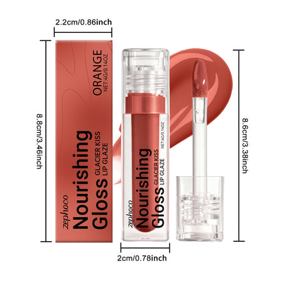 Zephoco Nourishing Lip Gloss – Glazed Shine for Smooth, Defined Lips