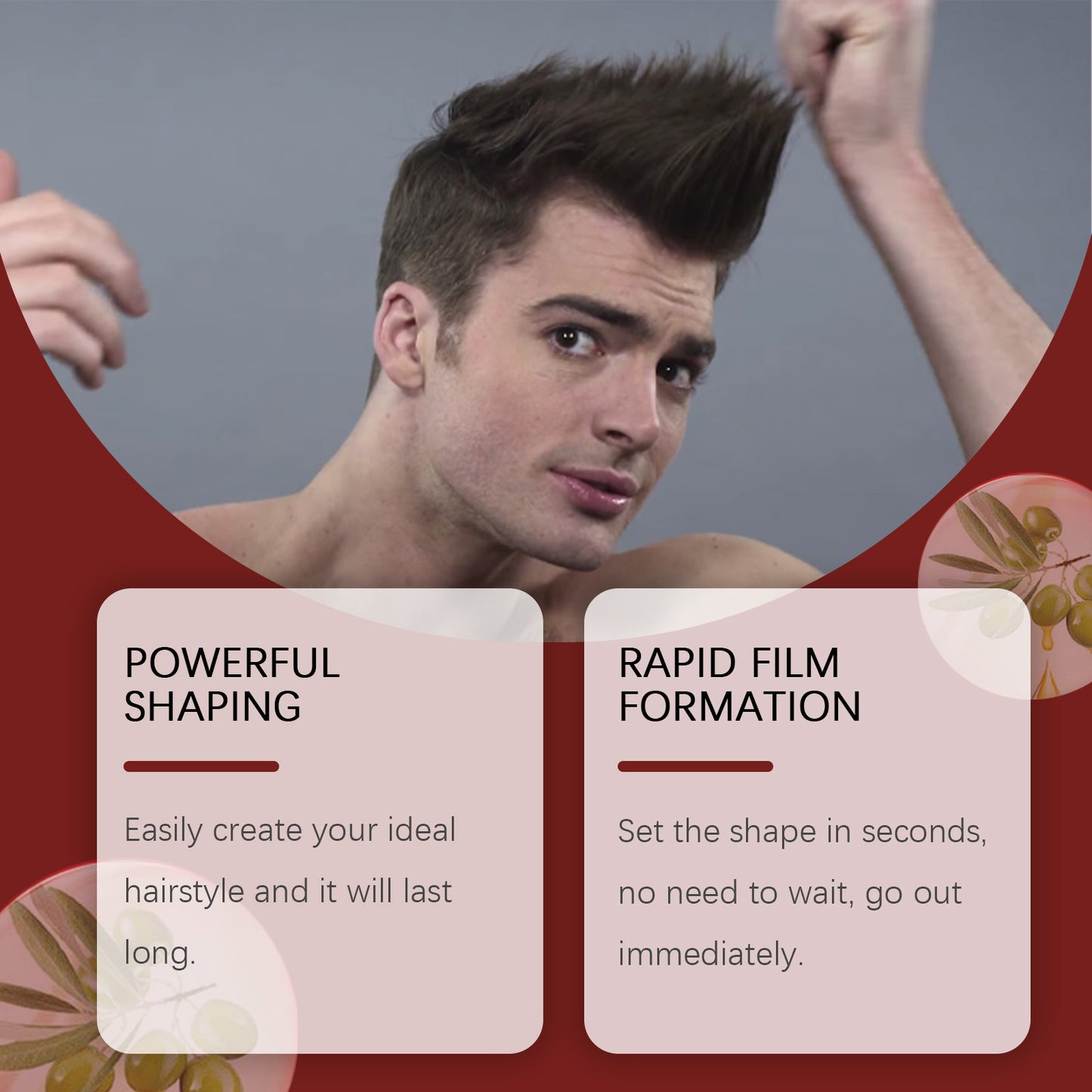 East Moon Hair Pomade – Strong Hold, Oil-Based Hair Wax 50g