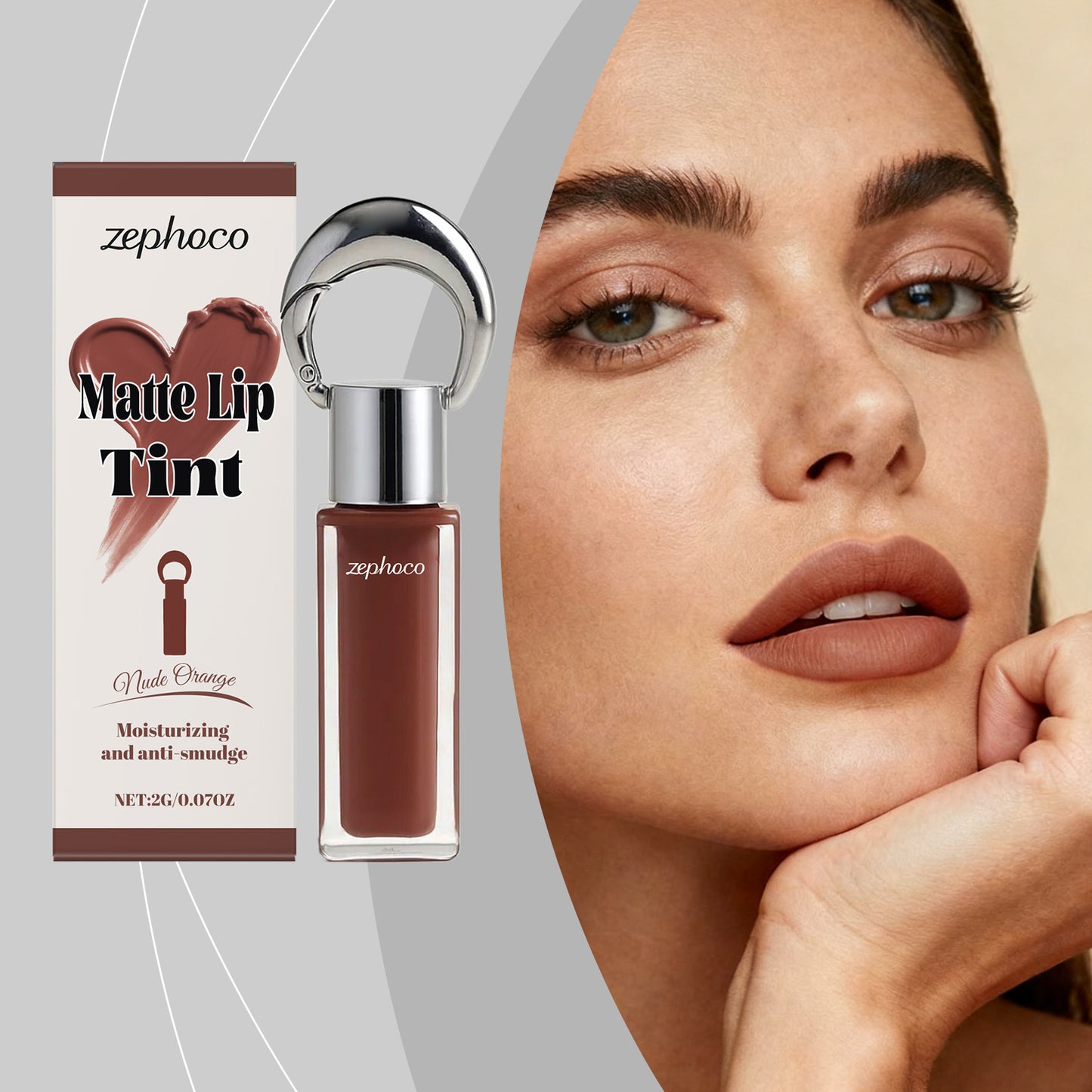 Zephoco Matte Lip Tint – Lightweight Long-Lasting Color (Multi Shades)