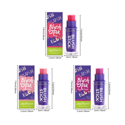 Zephoco Cream Blush Stick – Creamy Blendable Color for Natural Cheeks