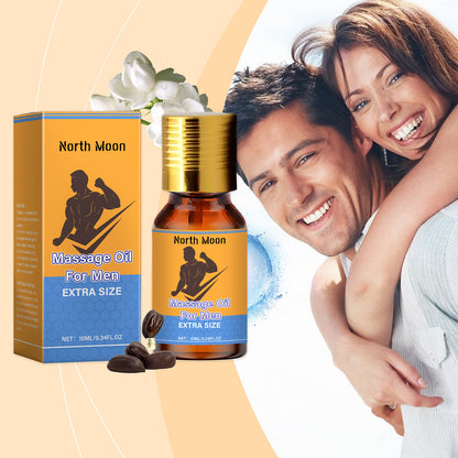 North Moon Men’s Massage Oil – Lightweight Hydrating Body Care Oil for Daily Use (10ml)