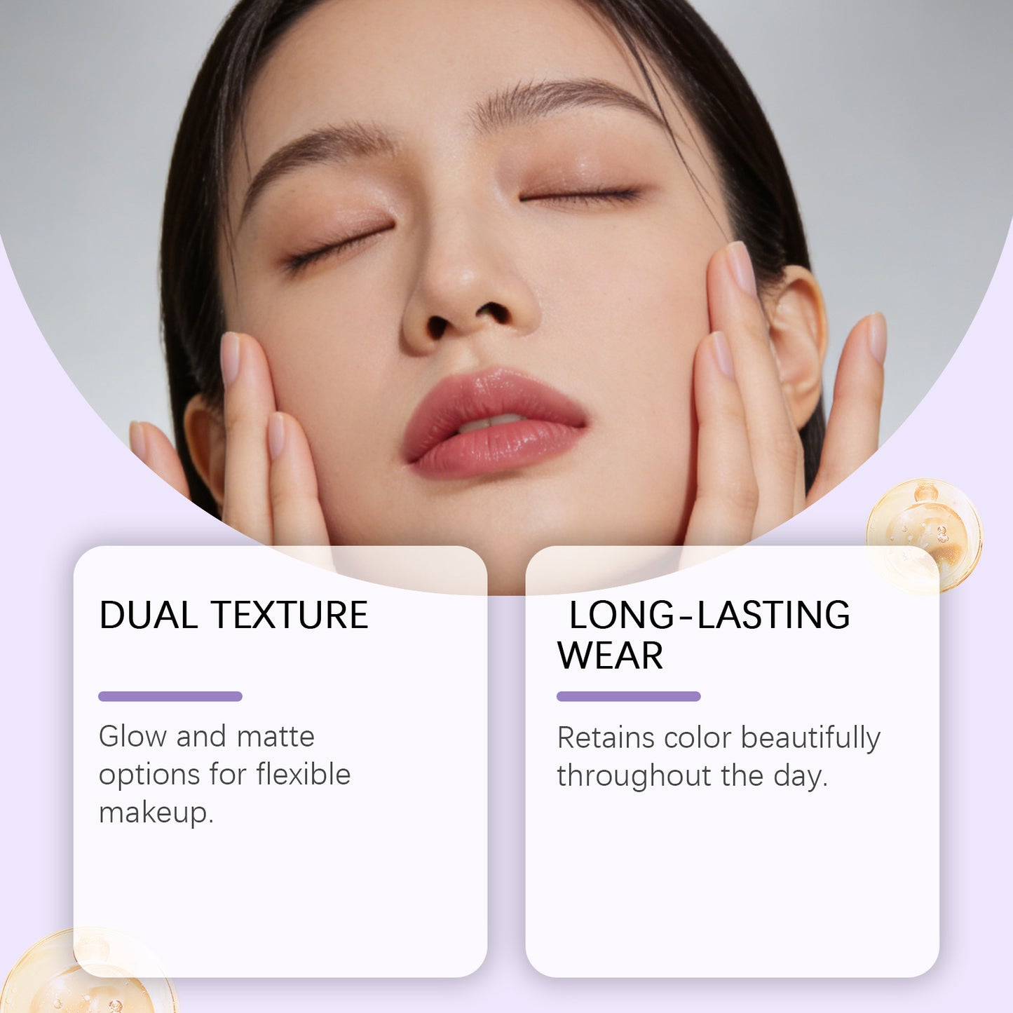 Zephoco Lip Jelly Duo Set – Rouge à lèvres fini brillant et mat