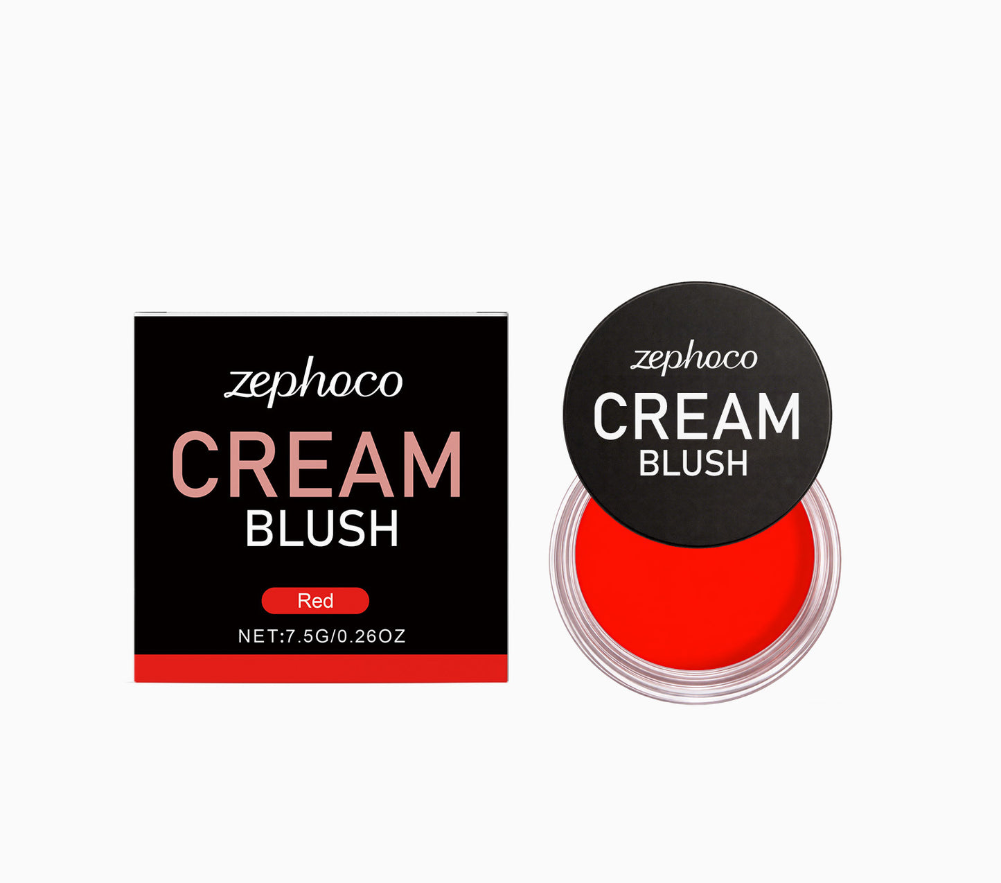 Zephoco Cream Blush – Lightweight Buildable Cream Blush with Smooth Color Payoff