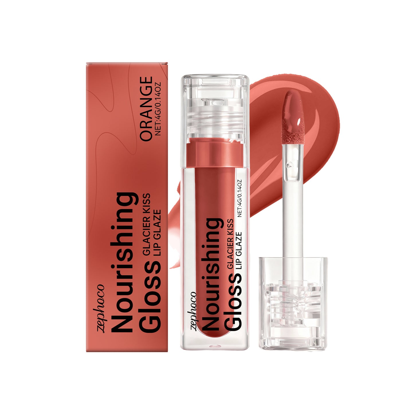 Zephoco Nourishing Lip Gloss – Glazed Shine for Smooth, Defined Lips